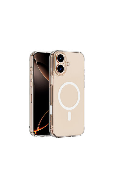WIWU iPhone 16 Plus Kılıf Magsafe Uyumlu Wiwu MCC-102 Magnetic Crystal Sert P...