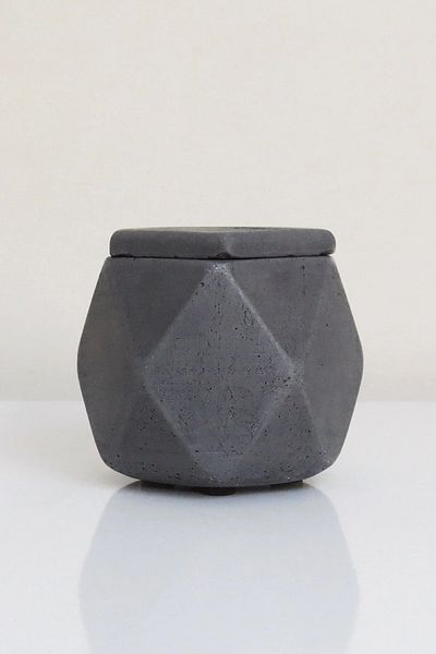 Ghogol Home Hexagonal Concrete Pepper Shaker - Anthracite