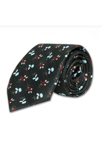 CROATE Green Soft Cotton Fabric Tie