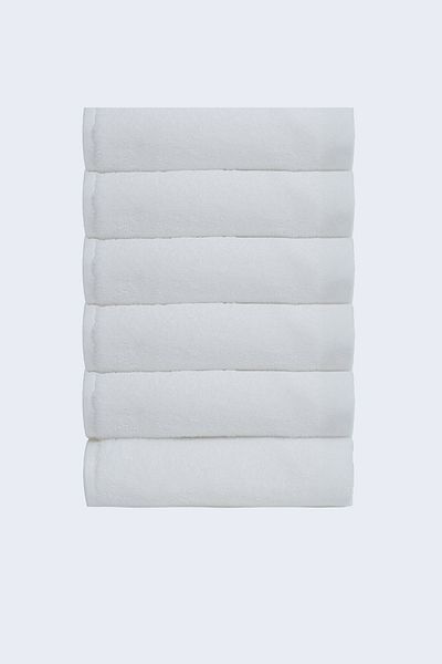 Caymoon 6 Pieces 50X90Cm Sports, Fitness, Hair Salon, Barber Towels Stain-Proof, Antibacterial Wholesale Towels Set of 6