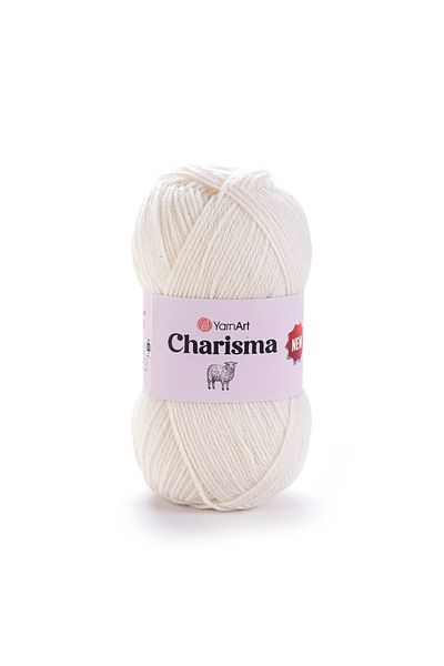Yarnart Charisma - Πλεκτό Νήμα Χειροποίητο Λευκό-501