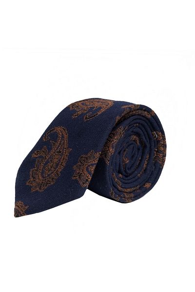 CROATE Shawl Pattern Soft Cotton Fabric Tie