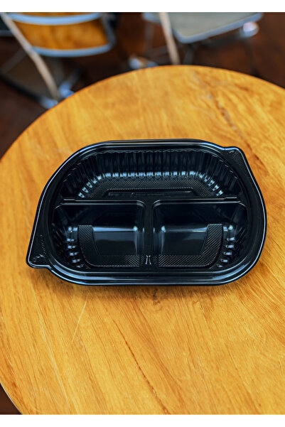 Home Üç Bölmeli Sızdırmaz ve Mikrodalgaya Uygun Sıcağa Dayanıklı Sıcak Yemek ...