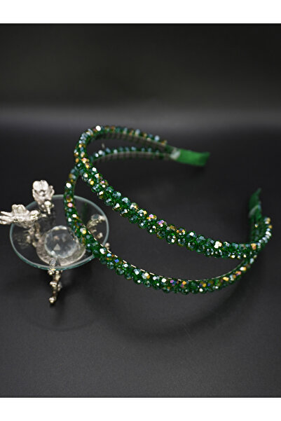 gelinmz Coroană dublă de mireasă din cristal – Potrivită pentru nunți și logo...