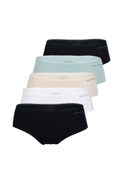 Pierre Cardin Women's 5-Piece High Waist Panties 50306758 -Vr013