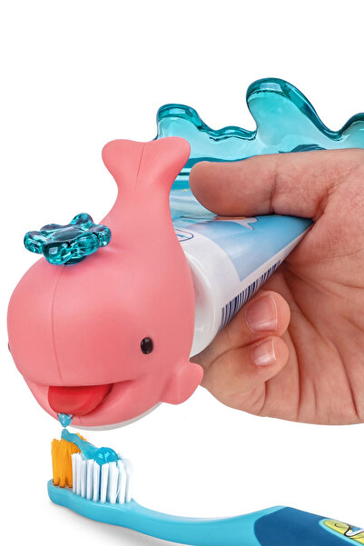 Flipper Balina Pembe Diş Macunu Sıkacağı