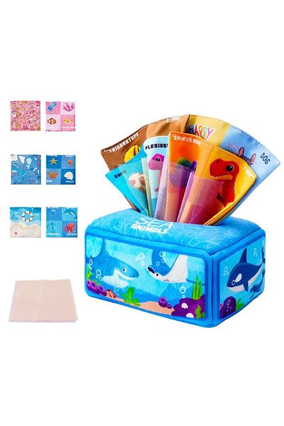 Choice Ocean Yy03-310 Baby Draw Paper Towel Tearing Tissue Box Baby Puzzle Early Education Montessori Child