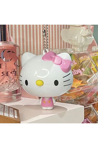 Choice شريط قياس تلسكوبي ذاتي التلسكوب من Hello Kitty Hello Kitty Sanrio، مقياس قطة لطيف Kt، مسطرة صغيرة