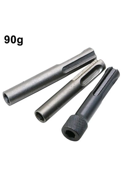 Choice 3pc Adapter Rod 3pc Two Pits Two Slots Sds Internal Hexagonal Extension Sleeve Electric Hammer Impac