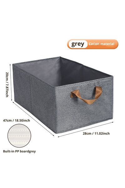 Choice 1pc Grey 1pc Dustproof Clothes Quilts Storage Bag Organizers With Handle Non-woven Saving Space Bag