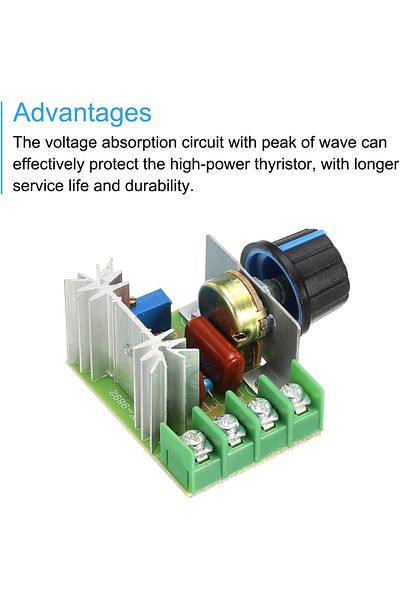 Choice Type B Ac 50-220v 2000w 25a Motor Speed Controller Scr High-power Electronic Voltage Regulator Modul