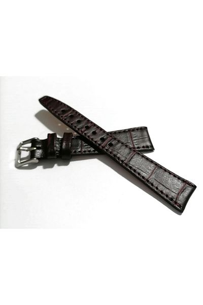 FADO &Bitter Brown Genuine Leather Watch Band Compatible with Every Watch 18 mm (103)