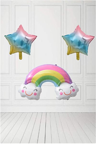 BİDOLUMUTLULUK Bear Tiger Streamer Gazelle Astronaut Tiger Foil Balloons Star...