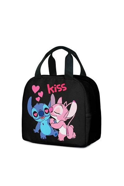 Choice 07 Miniso Stitch Children's Lunch Bag Primary School Lunch Box Bag Children's Best Gift Cartoon Moch