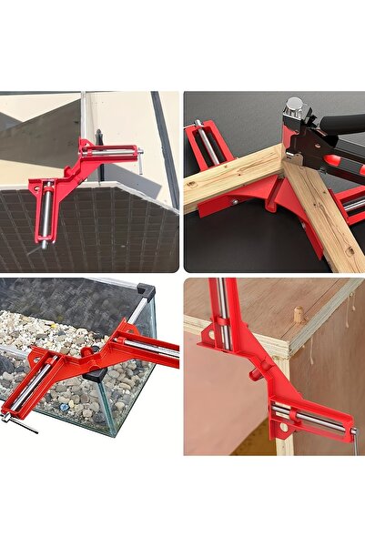 Choice 1pc Right Angle Clamp, 90 Degrees Corner Clamp, Picture Frame Holder, Glass Holder, DIY Woodworking
