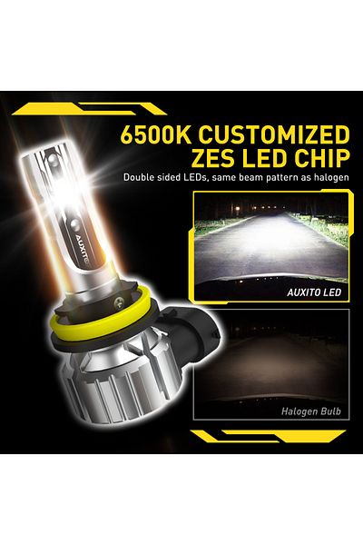 Choice AUXITO 2Pcs H8 H11 LED Bulb Fog Lights Car Headlight H16JP HB4 9006 9005 HB3 LED Lamp DRL Driving...