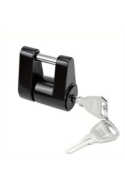Choice Black 1/4 Inch Car Anti-theft Trailer Hitch Pin Lock Coupler Lock High-strength Black Trailer Hitch