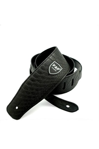 Choice Black Guitar Strap Vintage 2.5 Inch Adjustable Soft Embroidered Belt Classical Bass Music Hobby Guit