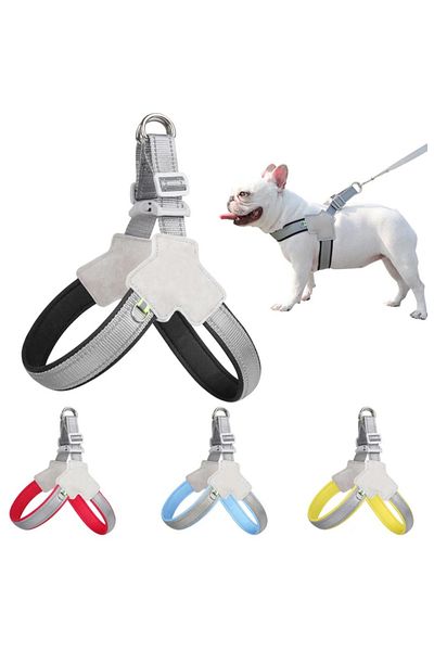 Choice Reflective Pet Dog Harness For Small Medium Dogs Cat No Pull Vest Harnesses Puppy Chest Strap Pug...