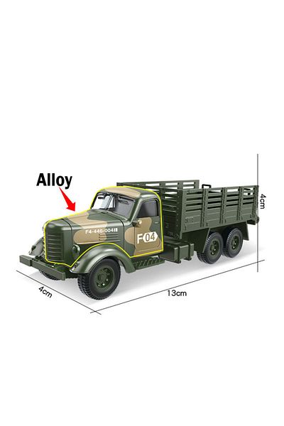 Choice 4 Alloy Metal Car Clockwork Simulation Military Armed Tank Armored Vehicle Car Truck Children's Toy.