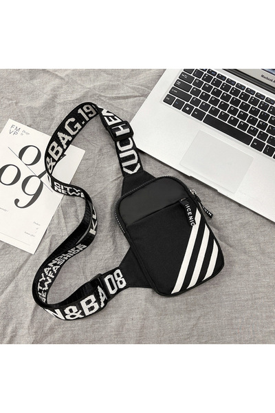 Choice E Men's Shoulder Bag INS Trend Waterproof Small Backpack Mobile Phone ...