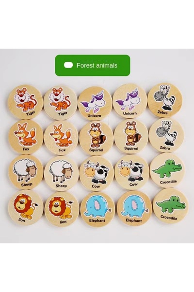 Choice لعبة ألغاز العثور على نفس النمط في الغابة للأطفال، لعبة كرتونية، لعبة ...