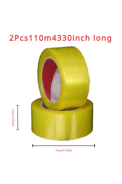 Choice Transparent Yellow Transparent Yellow, Transparent White Tape For Express Packaging Of Large Rolls A