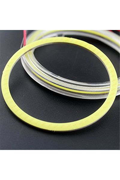 Choice 2x Super Bright Halo Rings COB LED Angel Eyes Headlight 60mm 70mm 80mm 90mm 100mm 110mm 120mm Car...