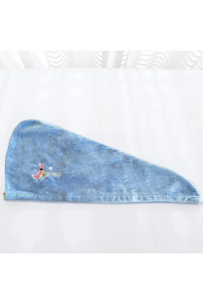 Choice 25x65cm Moon 1pc Quickly Dry Hair Hat Super Absorbent Soft Bathroom Women Head Towels Girls Cute Hai