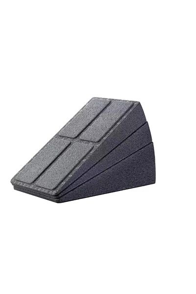 Choice Black Adjustable Foam Calf Stretchers Incline Slant Board Squat Wedge Block For Fasciitis Physical T