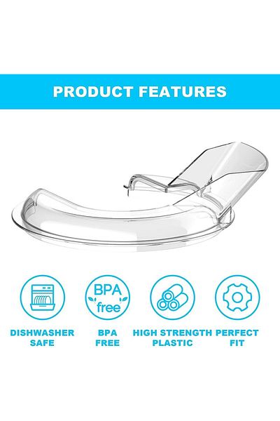 Choice One Dumping Cover Dishwasher Safe，kn1ps Dumping Cover 4.5-5 Quarts, Kn1ps Dumping Shield Bracket Mix