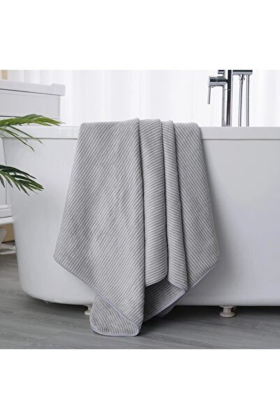 Choice1 70x140cm Stripe 1PCS Thickened Bath Towels for The Body Microfiber To...