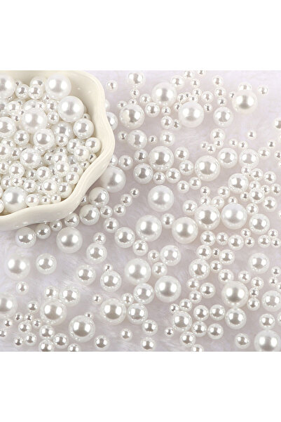 Choice C2 10 جرام 10 جرام مزيج عشوائي 3-10 مم بدون ثقب ABS حبة لؤلؤة تقليدية ...