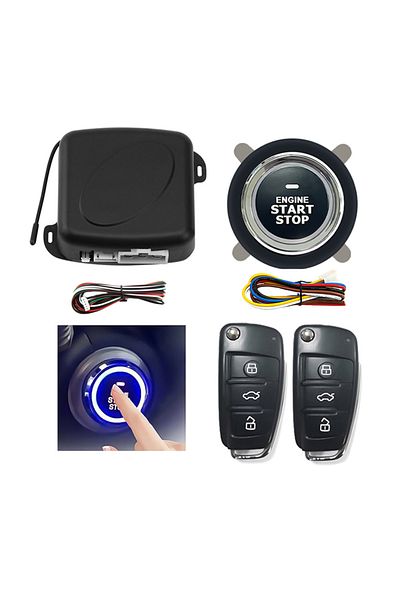 Choice Type 4 Car Alarm Remote Control Pke Car Keyless Entry Engine Start Alarm System Push Button Remote S