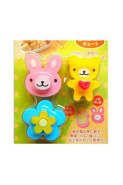 Choice Style 1 Cute Sandwich Mould Rabbit Flower Panda Shaped Bread Cakebiscuit Embossing Device Crust Cook