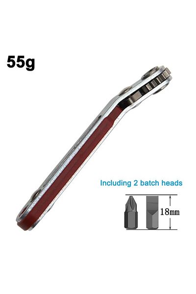 Choice Elbow Style Set Red Elbow Bidirectional Ratchet Screwdriver Narrow Space Corner Turning Right Angle