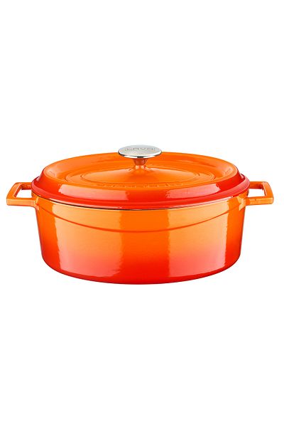 Lava Edition Series Cast Oval Saucepan - Size 25X31Cm