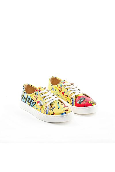 NOOSY Tenis de damă cu imprimeu colorat