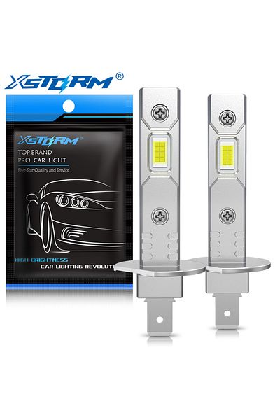 Choice H1 6000k White Xstorm H1 H3 Led Headlight Bulb Mini 200w 10000lm Csp For Car Headlamp Fanless Light