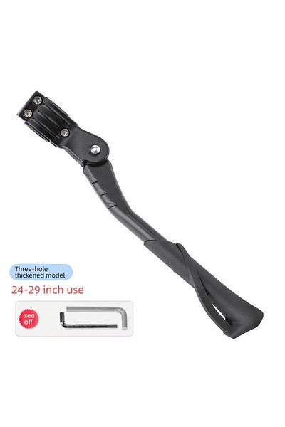 Choice Three-hole Type 24-29 Inch Bicycle Kickstand Adjustable Bicycle Parts Aluminum Alloy Side Support Fe