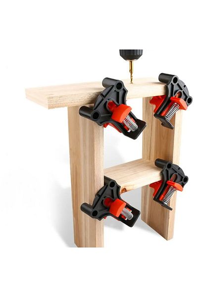 Choice 1 Set Of 4 Pcs Woodworking Angle Clamp Tool Set 90 Degrees Fixer Photo Frame Picture Frame Clamp Hom