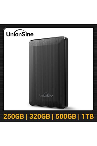 UnionSine HDD 2.5 Inch Portable External Hard Drive 250GB 320GB 500GB 1TB USB3.0 Storage Compatib...
