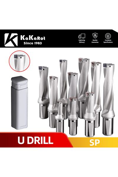 kakarot SP Series Drill Bites Insert  Drill Metal Drill Bits 13mm-50mm Depth 2D 3D 4D Indexable U Drill M...