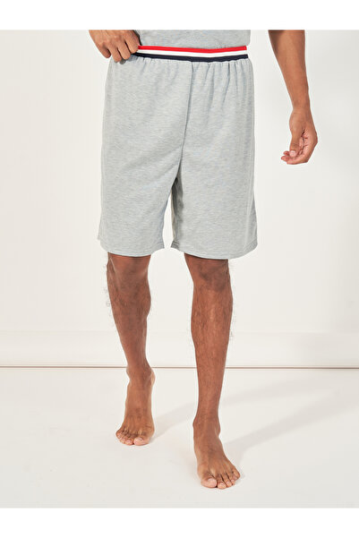 Styli Contrast Tipping Rib Detail T-Shirt and Shorts Set