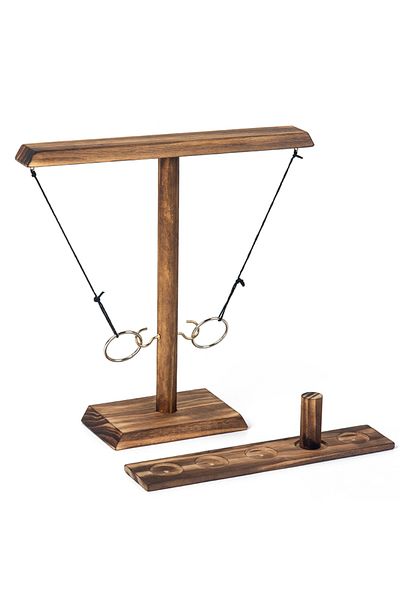 Tlewj Nb205c2 Ring Toss Game For Adults Hook And Ring Game Handmade Wooden Toss Game For Adults Outdoor In