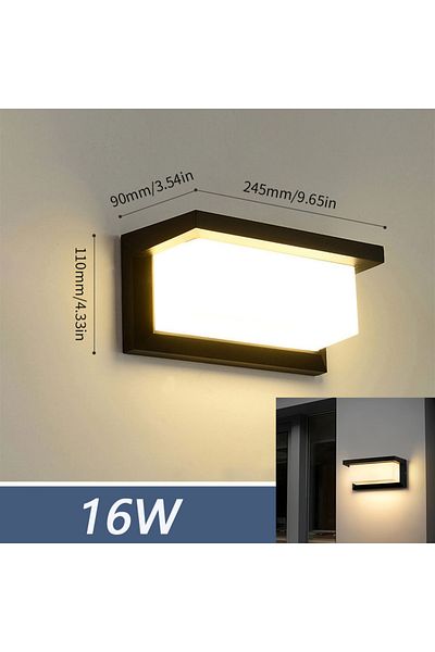 Choice Cold White Model A 16W No Sensor Led Outdoor Wall Light Waterproof IP66 Motion Sensor Led Outdoor Li