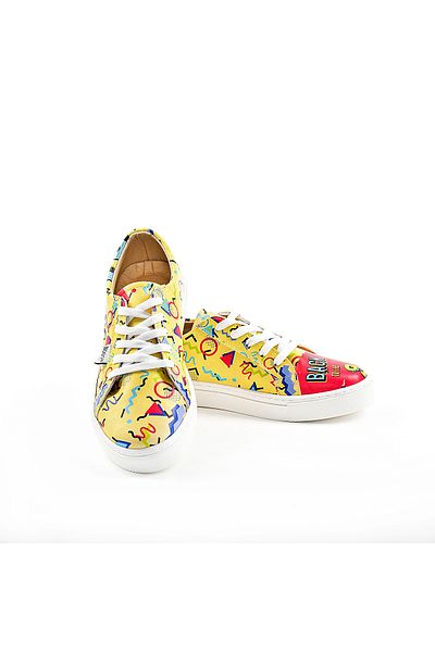 NOOSY Tenis de damă cu imprimeu colorat