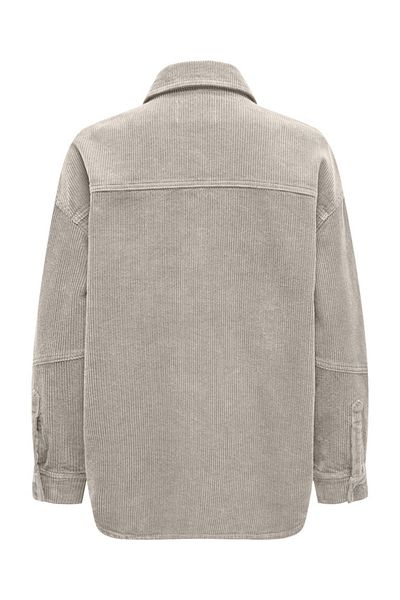 ONLY Onltiggy L/S Cord Shacket Pnt Women's Beige Jacket - 15331547