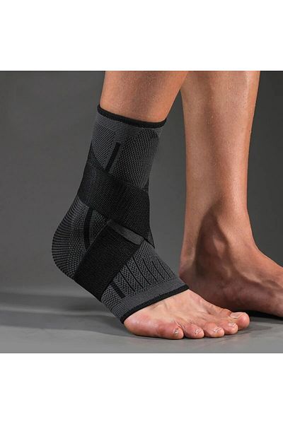 Choice 1 Pc Adjustable Compression Ankle Support Men & Women, Strong Ankle Brace Sports Protection