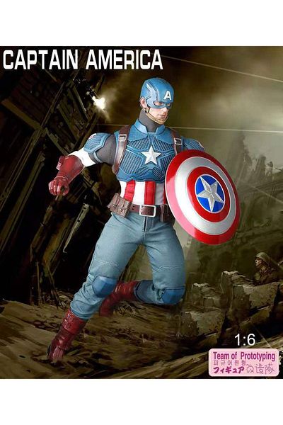Choice With Retail Package Marvel Captain America 1:6 Articulated Action Joints Moveable Figure Toys